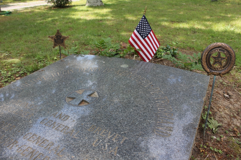 Major-General Trobriand is buried in Union Cemetery in Sayville, NY.